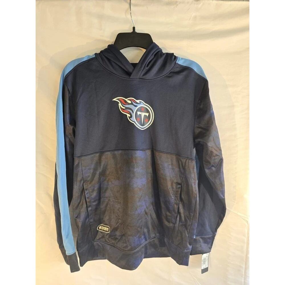 Tennessee Titans NFL Hoodie Pullover Sweatshirt Football Fan‎ Apparel L NWT